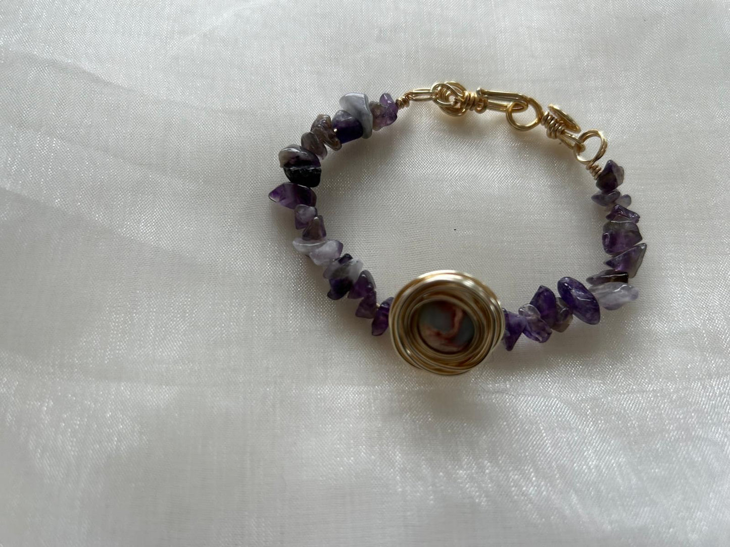 Regal Amethyst Glow Bracelet