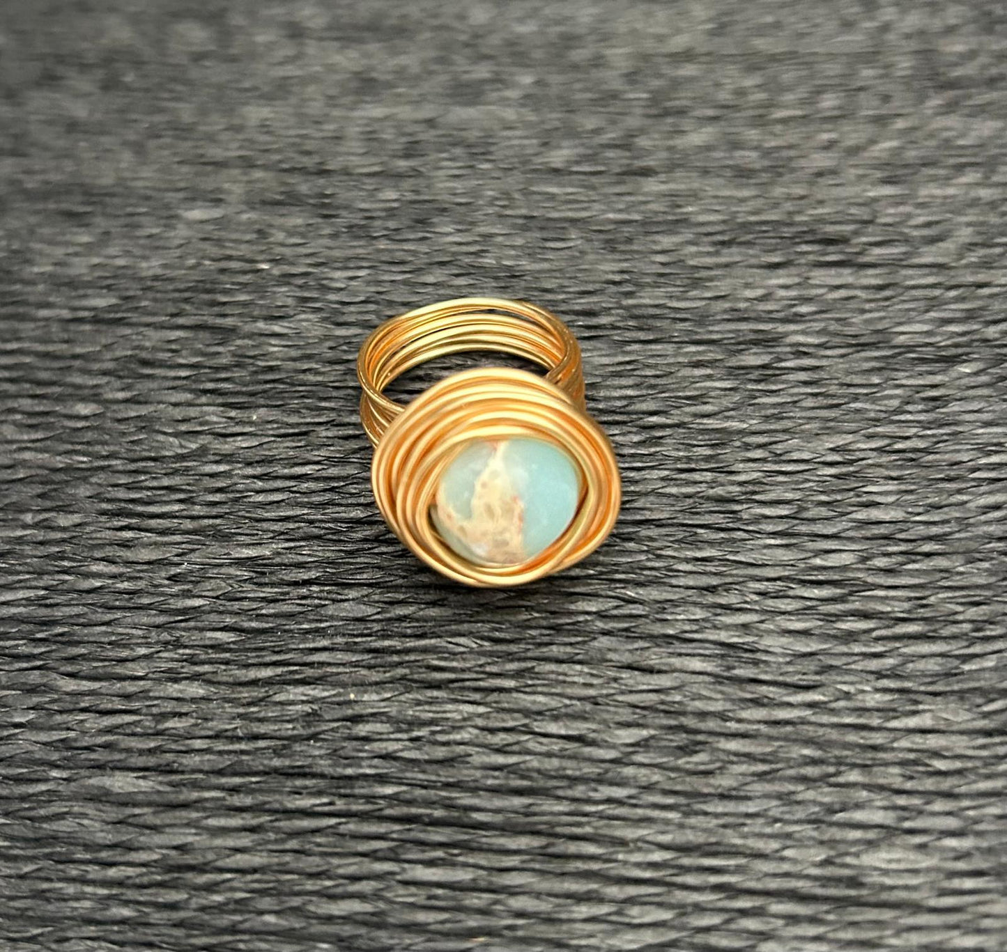 Crimson Shooshan Twist Ring
