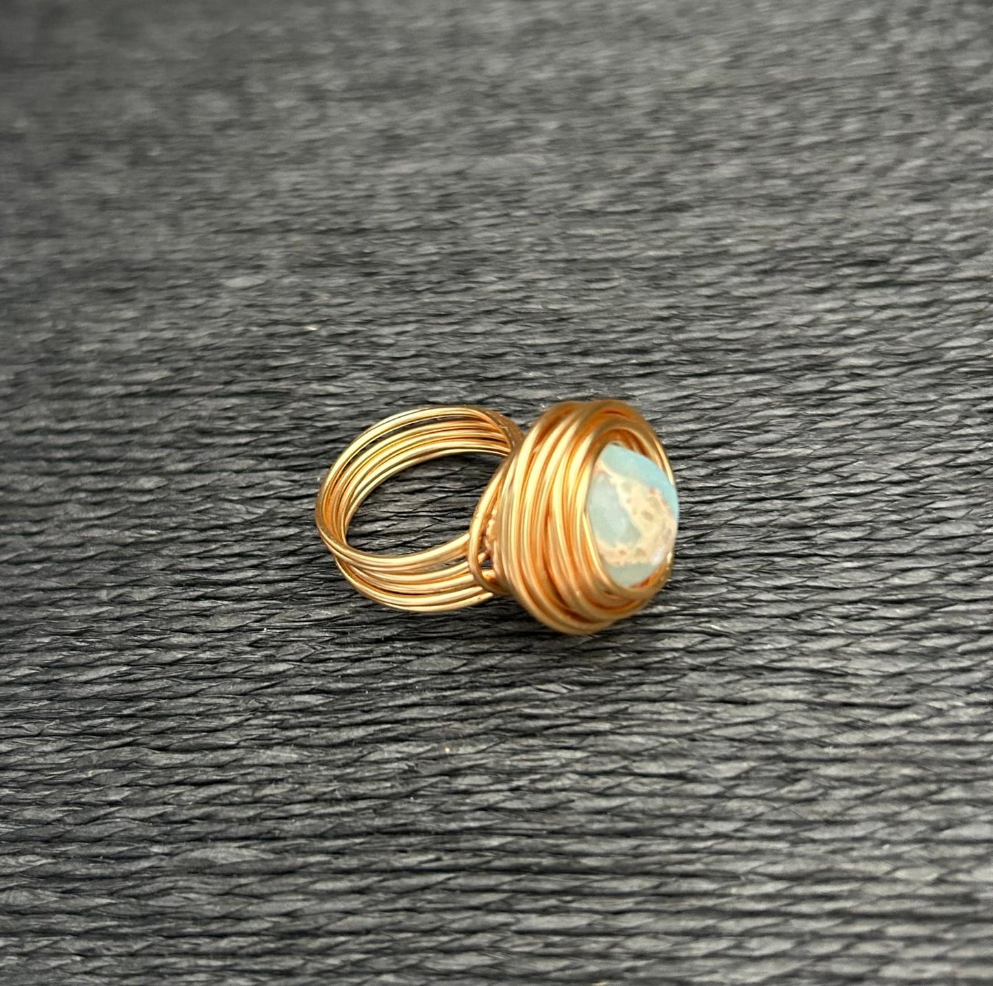 Crimson Shooshan Twist Ring