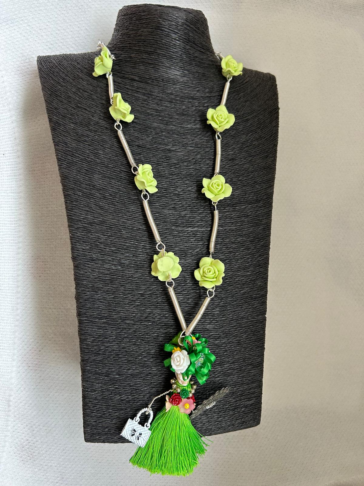 Mint Fan Catrina Necklace