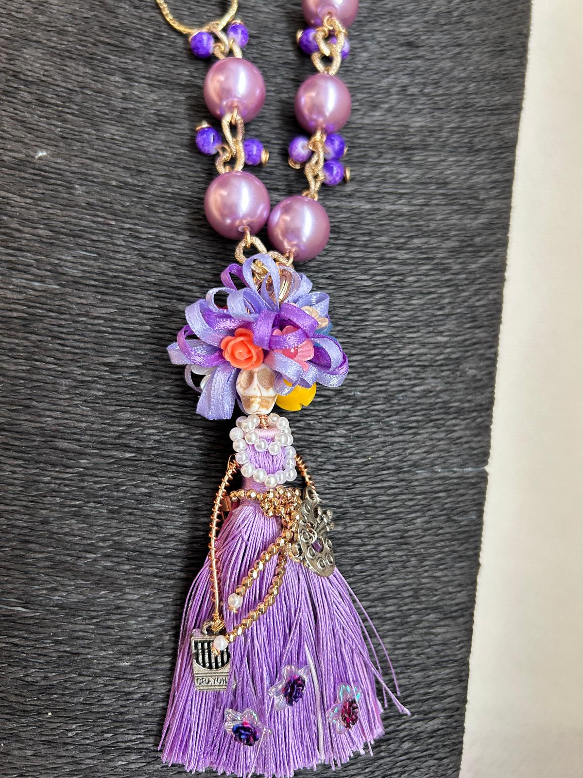 Sunset Spirit Catrina Necklace