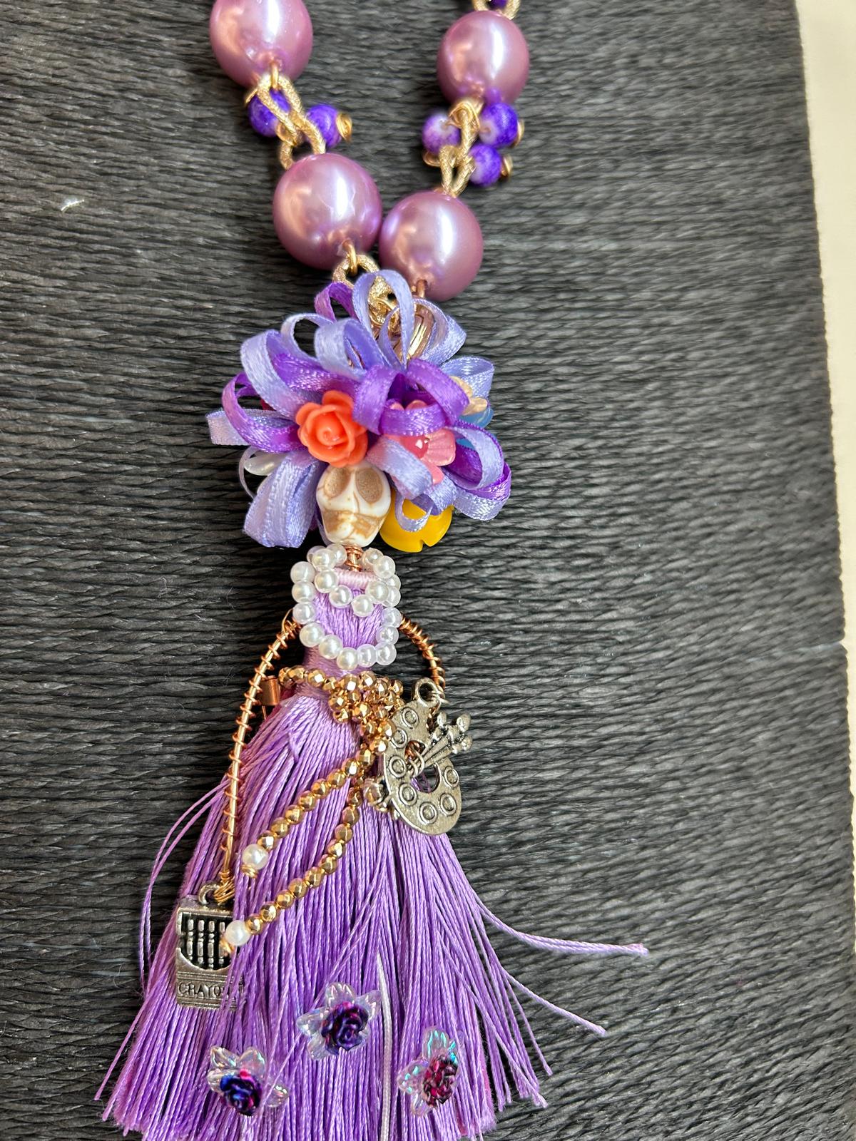 Sunset Spirit Catrina Necklace