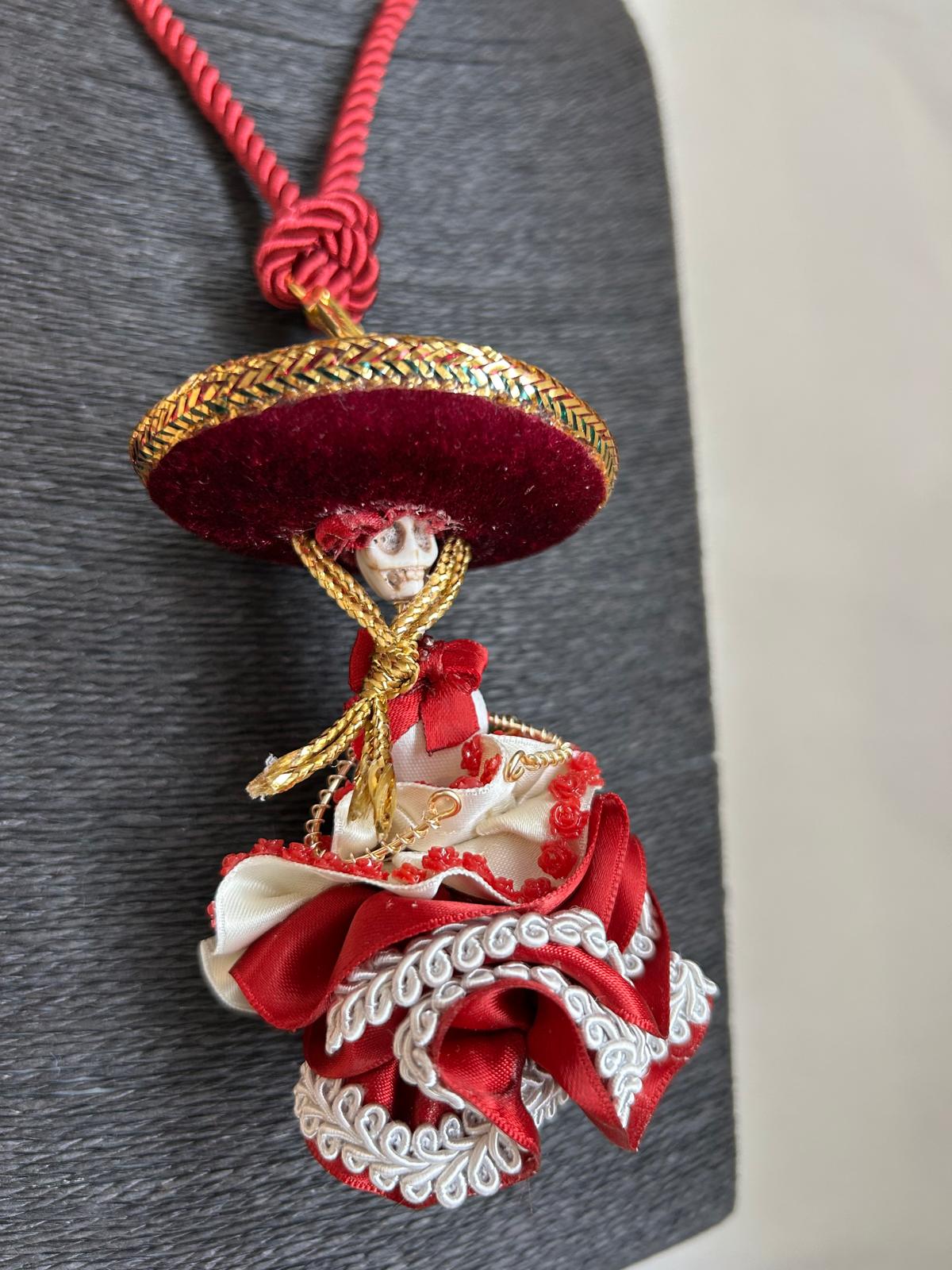 Crimson Pride Catrina Necklace