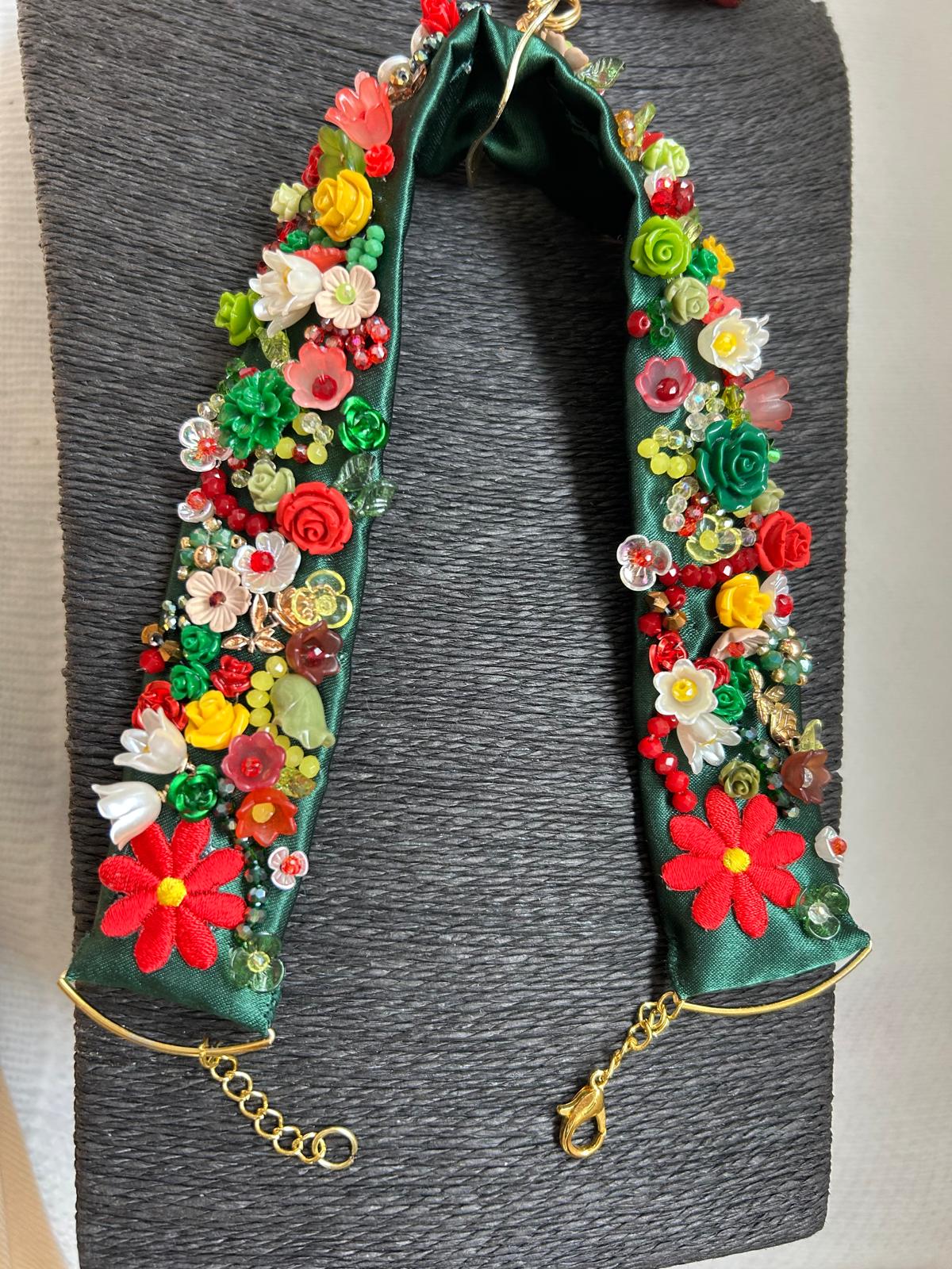 Golden Biker Catrina Necklace