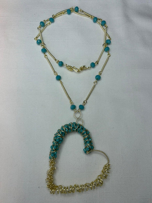 Turquoise Heartbeat Necklace