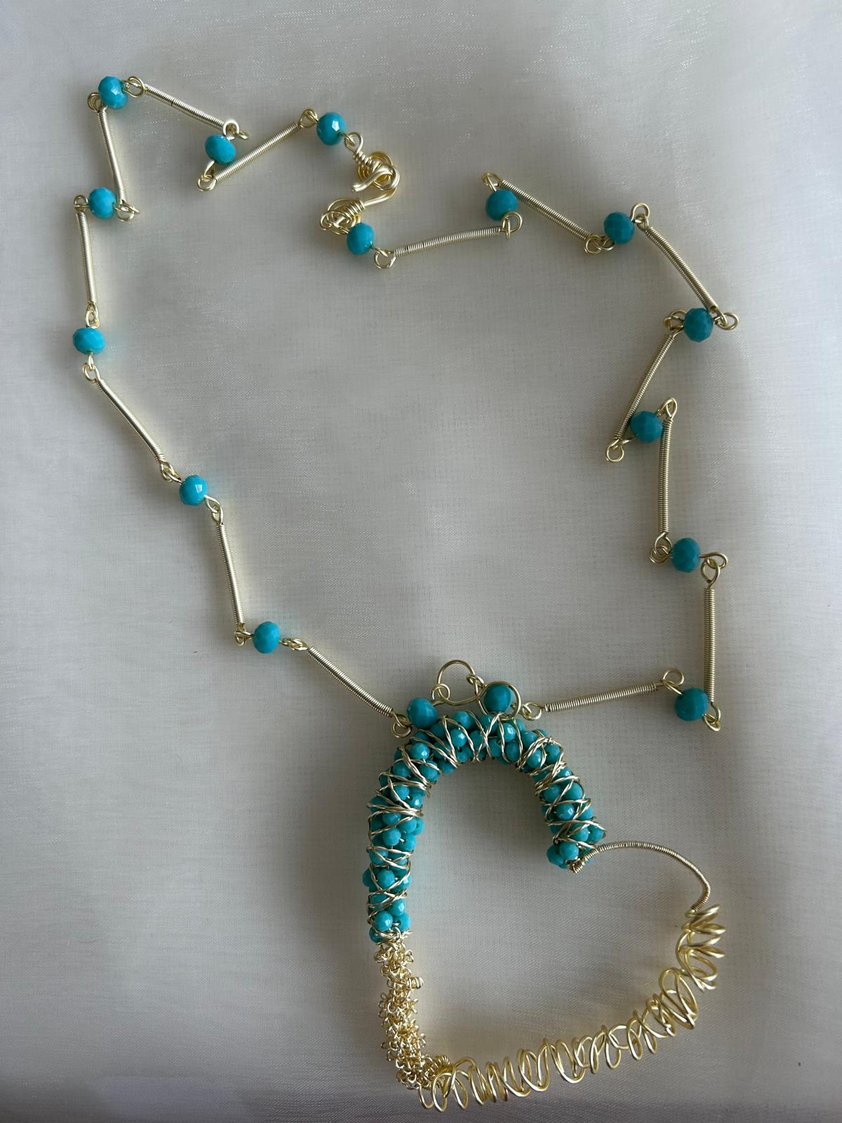 Turquoise Heartbeat Necklace