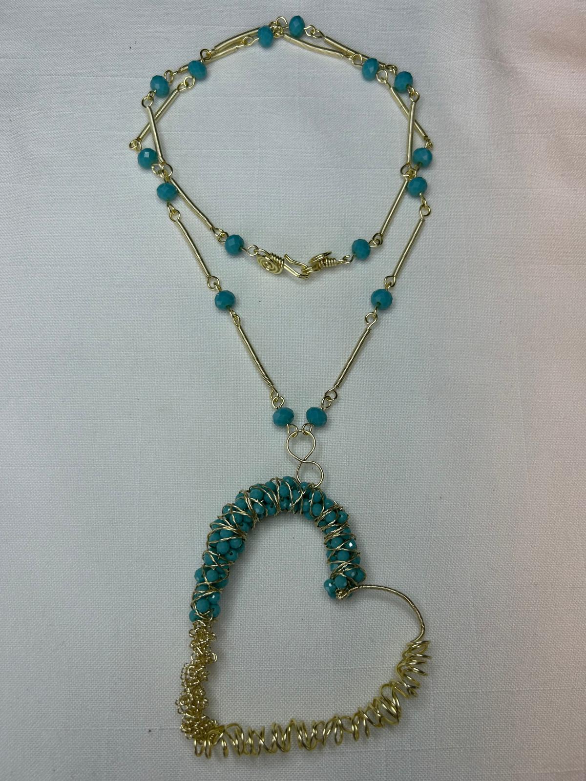 Turquoise Heartbeat Necklace