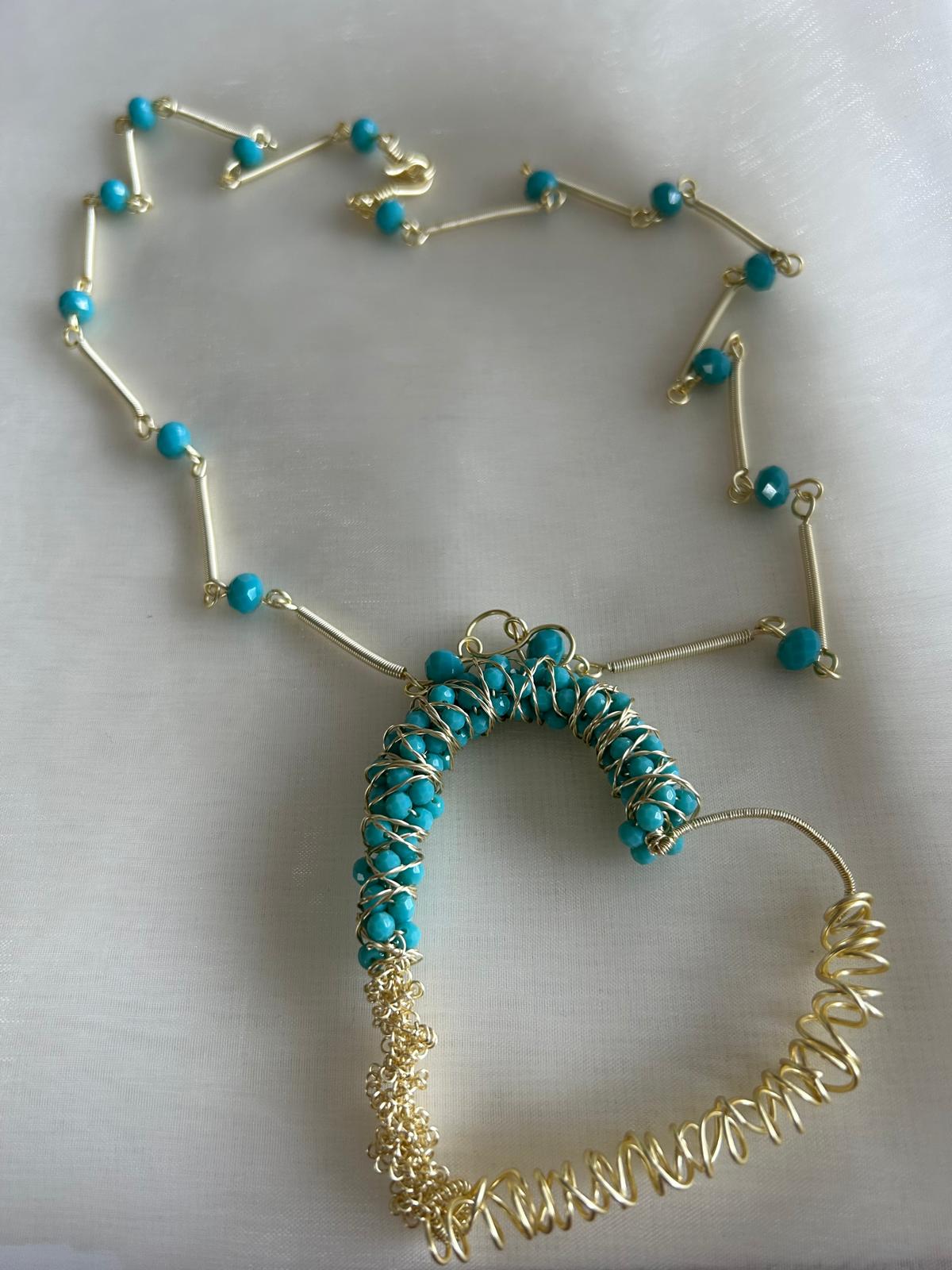 Turquoise Heartbeat Necklace