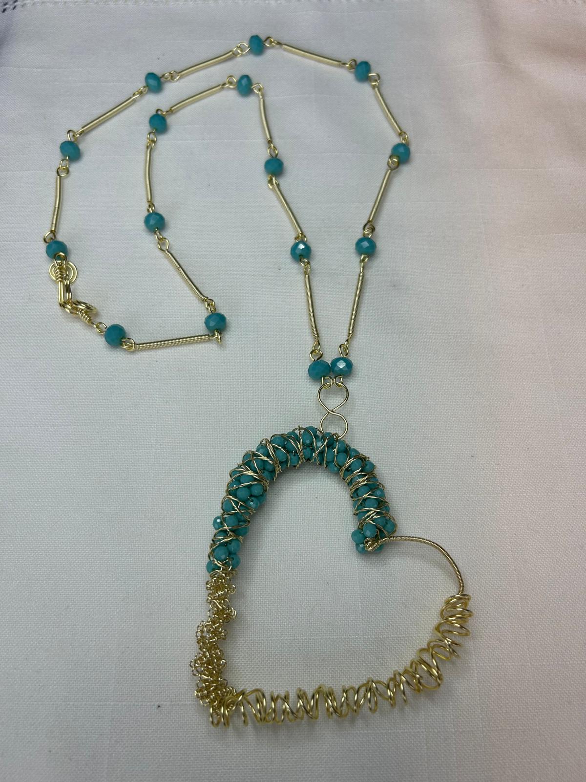 Turquoise Heartbeat Necklace