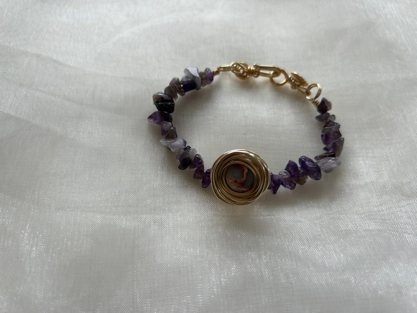 Regal Amethyst Glow Bracelet