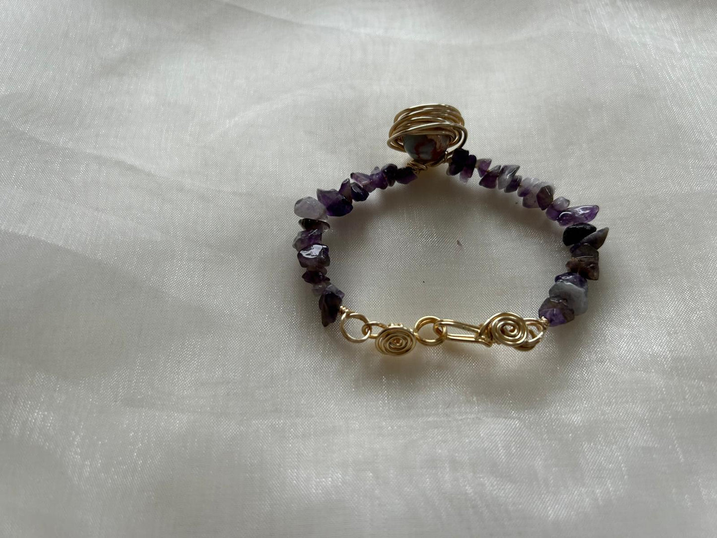 Regal Amethyst Glow Bracelet