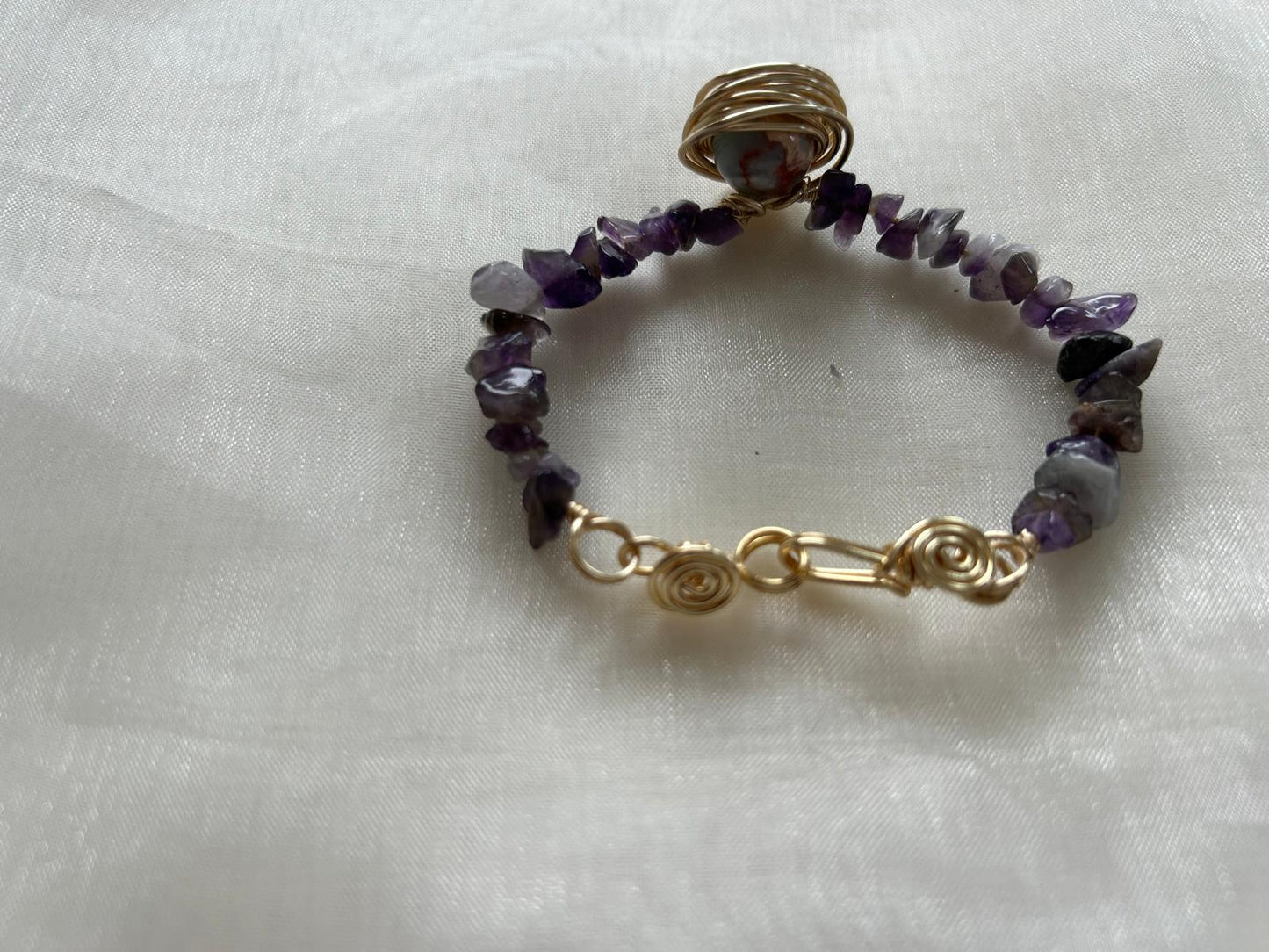 Regal Amethyst Glow Bracelet