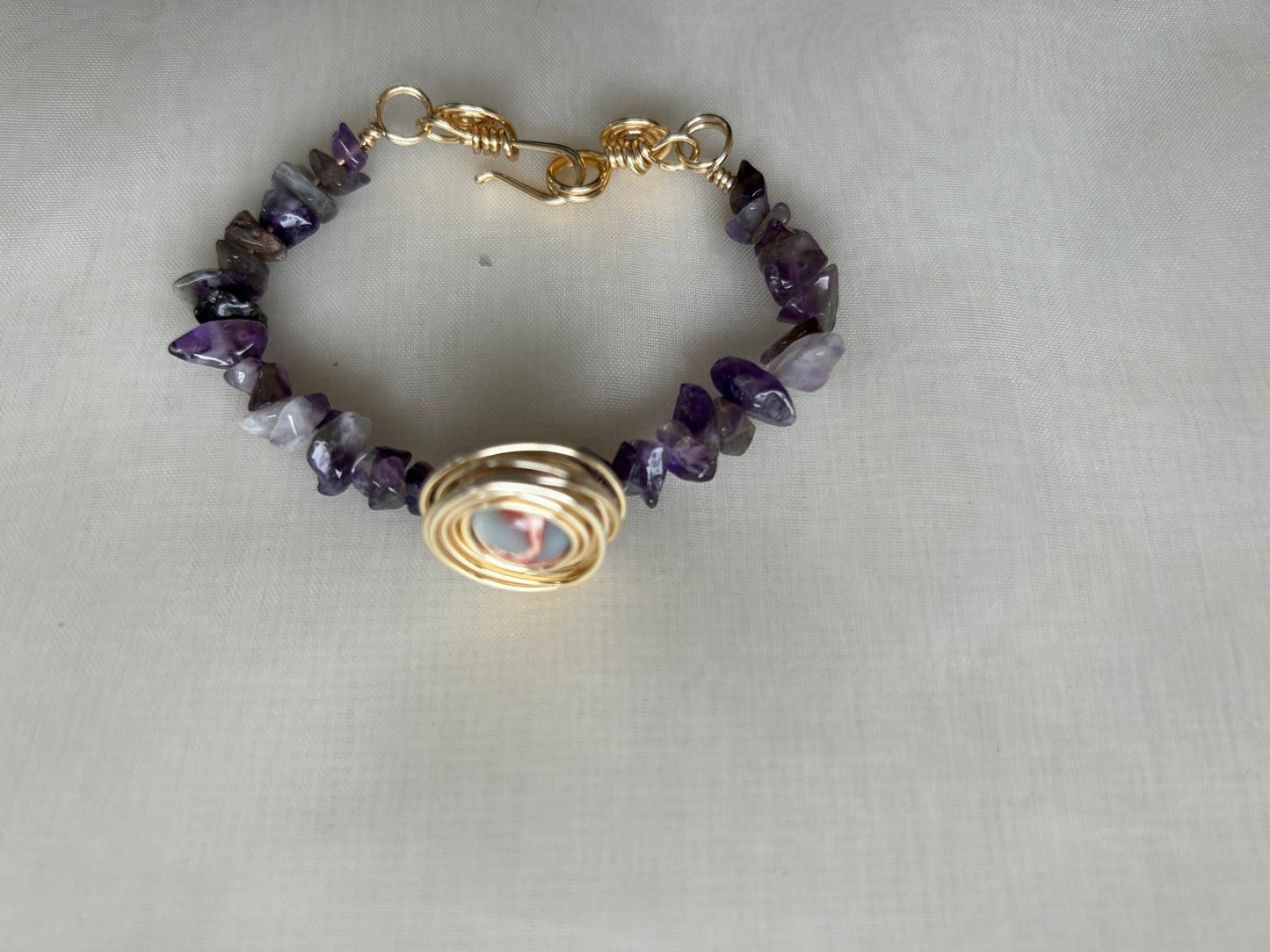 Regal Amethyst Glow Bracelet