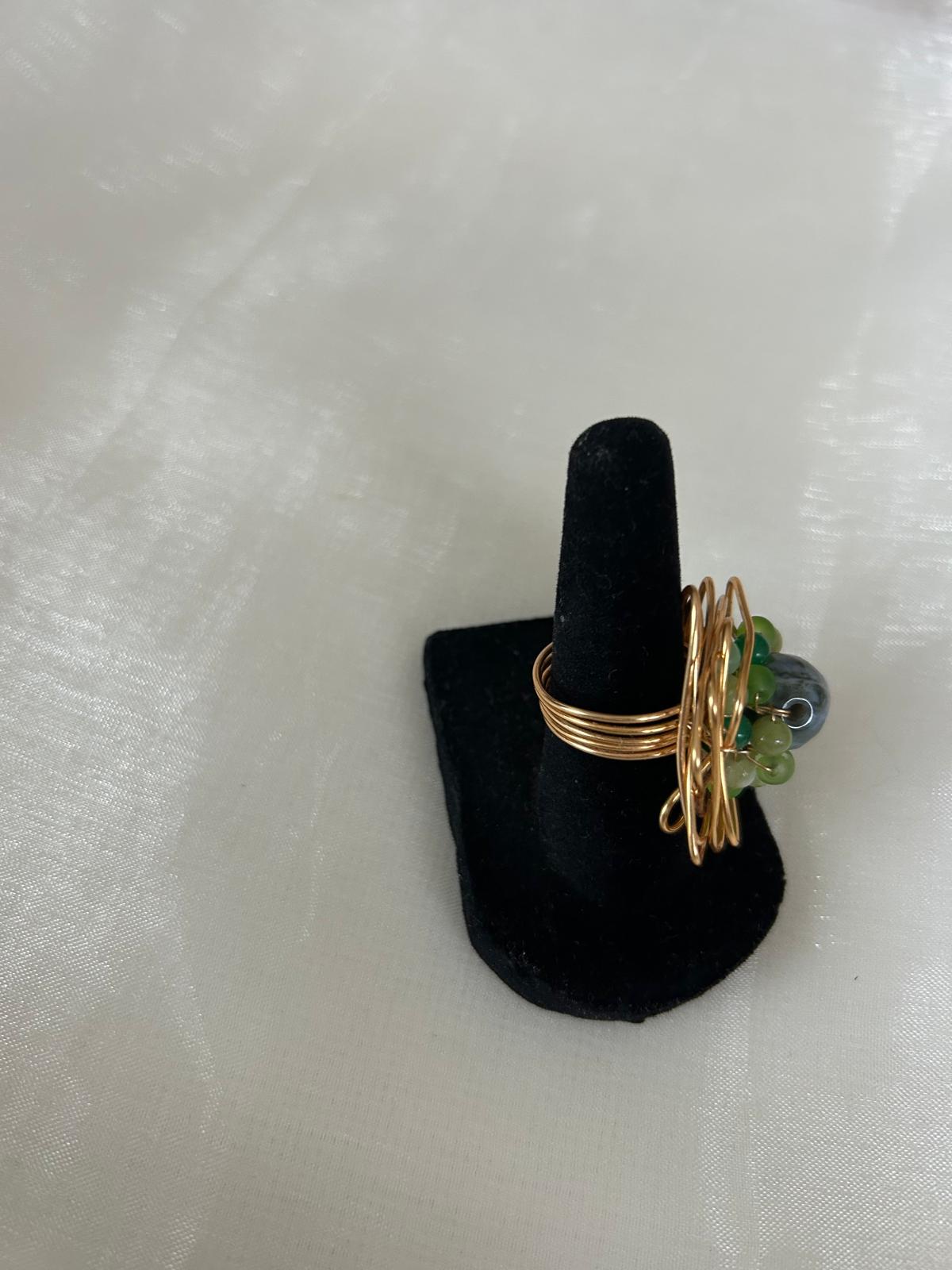 Emerald Flame Ring