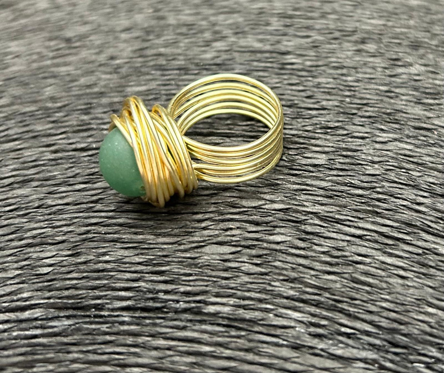 Silver Amethyst Twist Ring