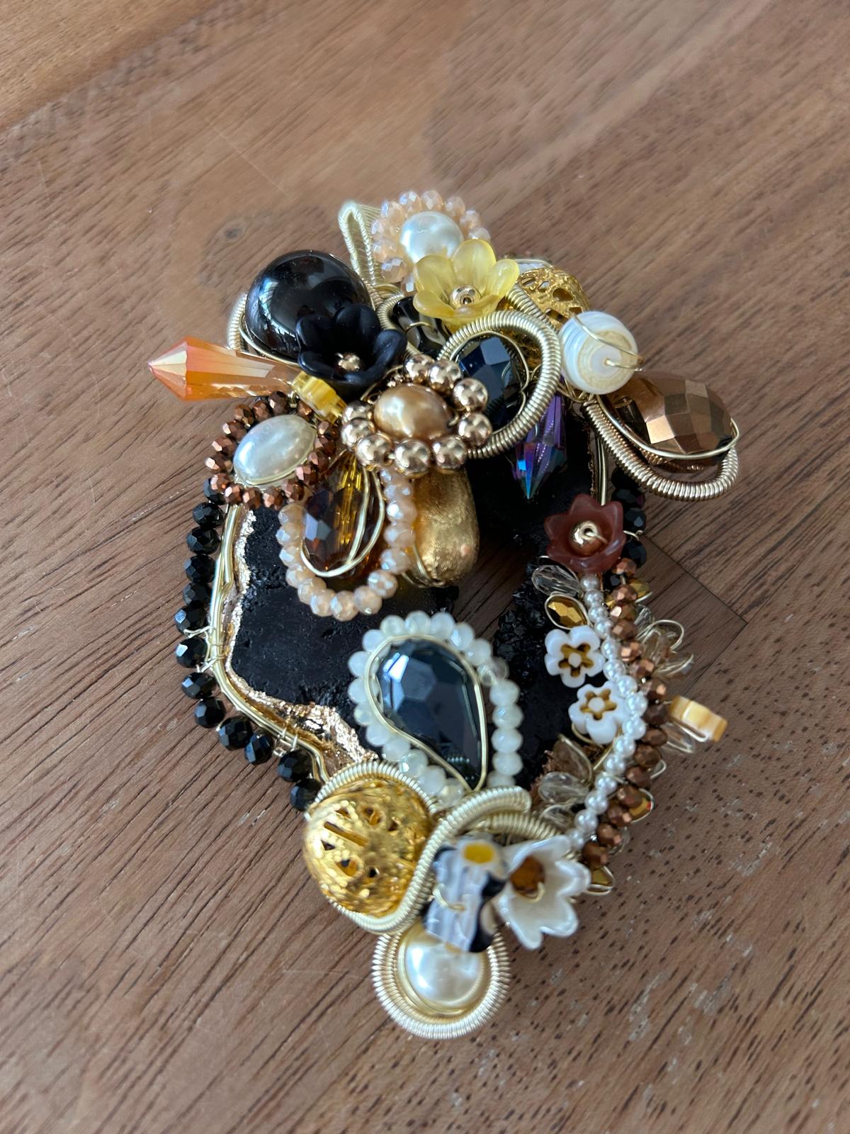 Golden Shadow Bloom Pendant