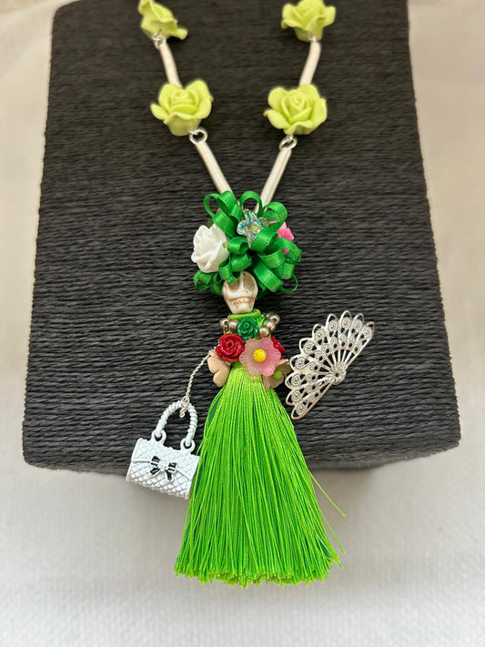 Mint Fan Catrina Necklace