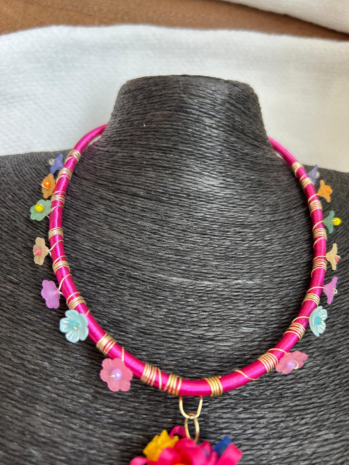Fiesta Rose Catrina Necklace