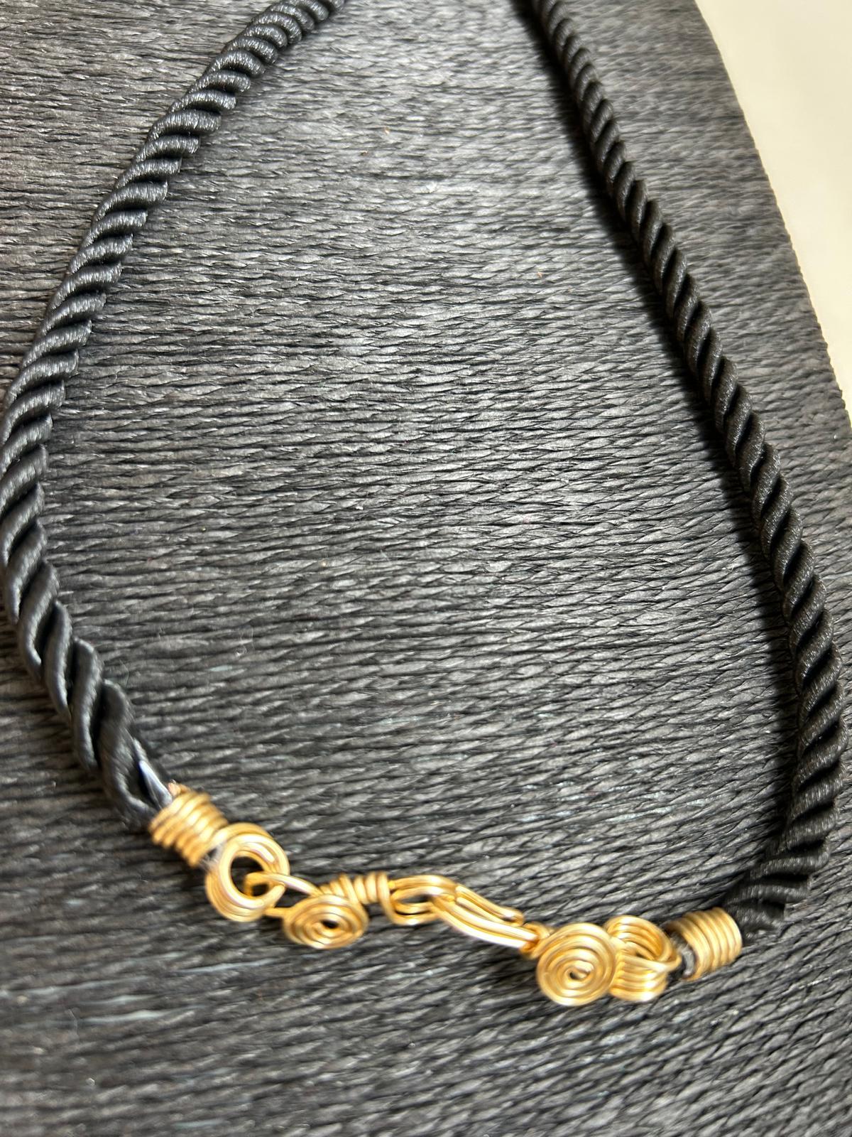 Velvet Lace Adelita Catrina Necklace