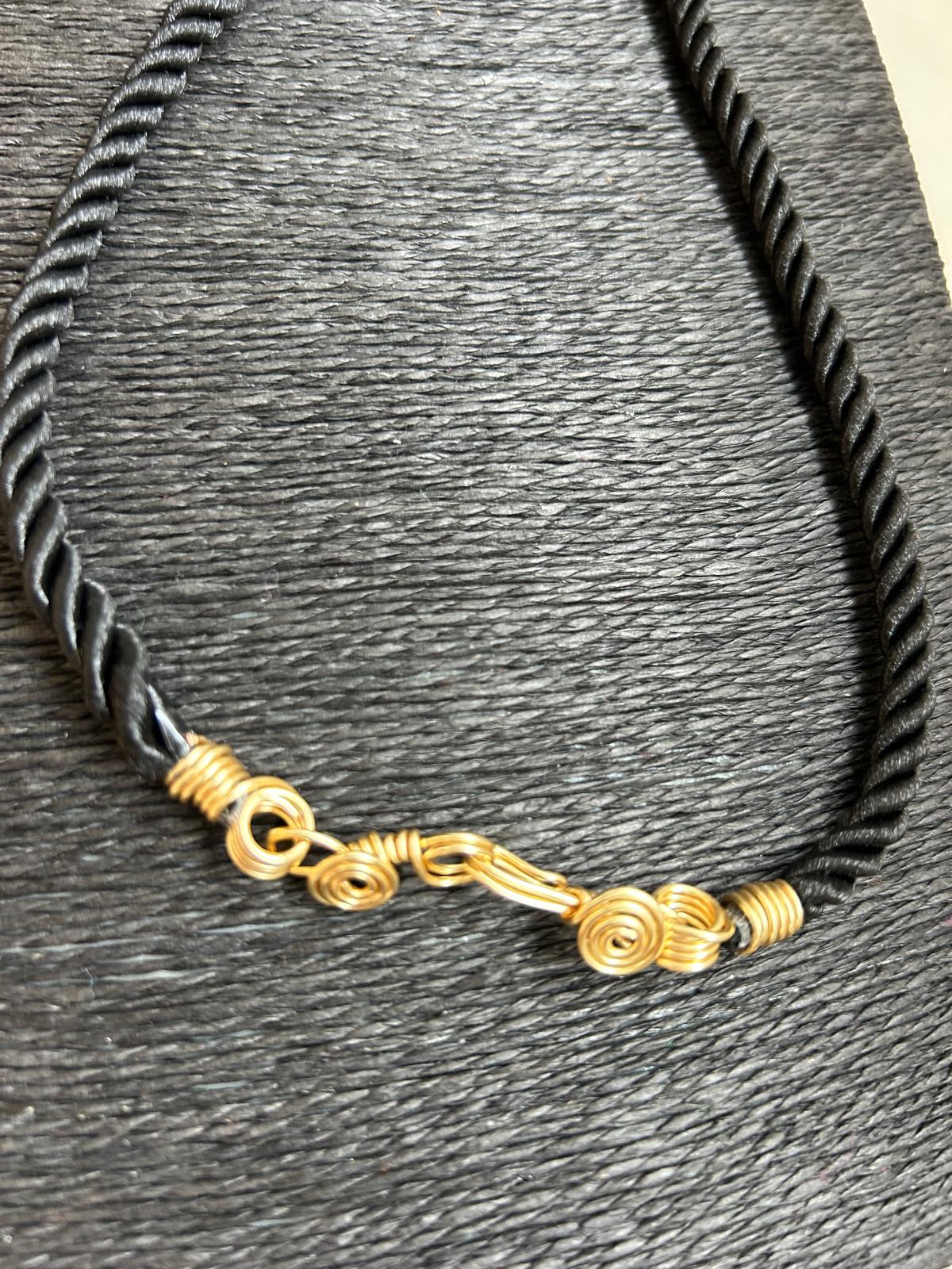 Velvet Lace Adelita Catrina Necklace