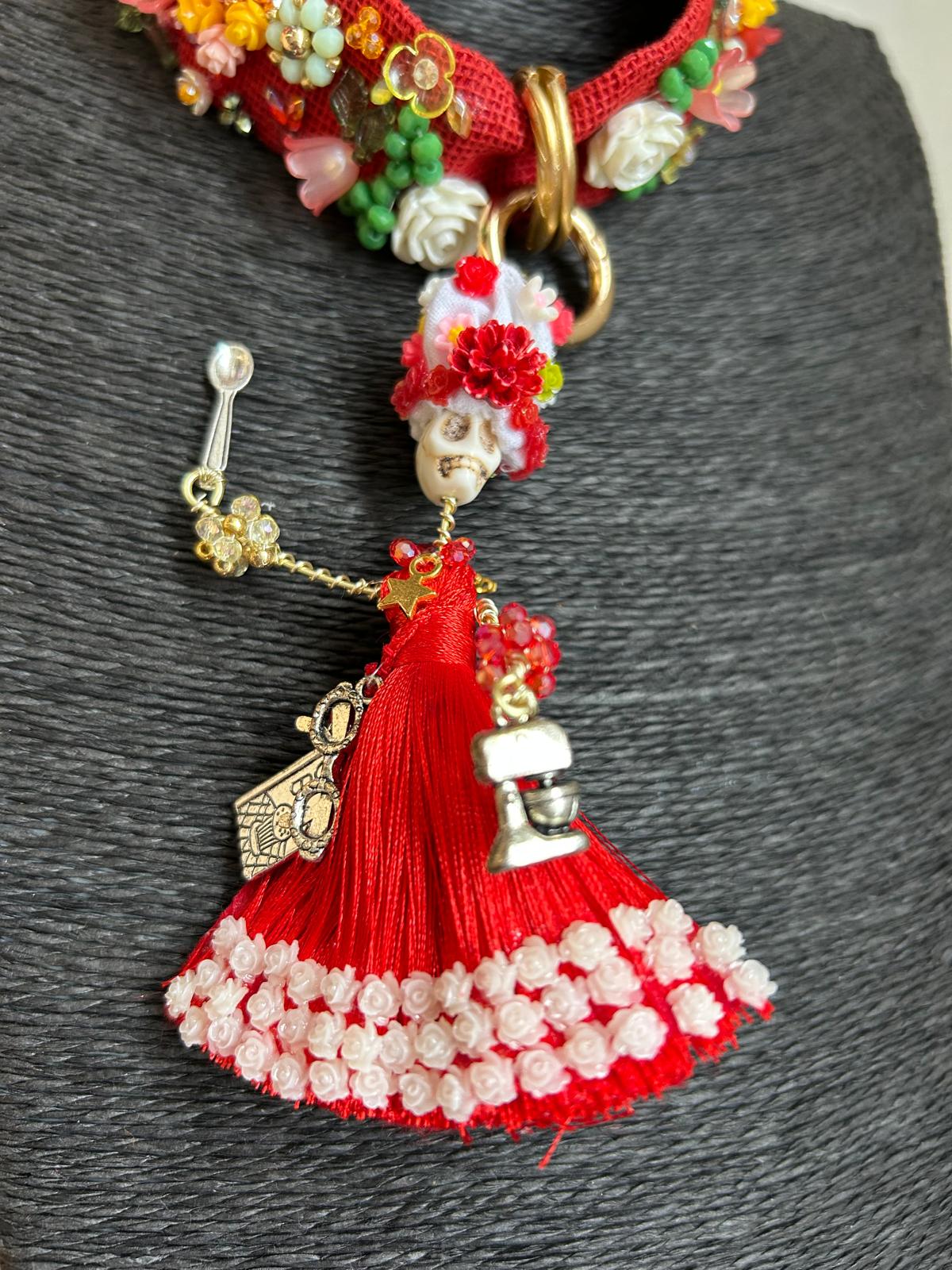 Flavors of Mexico Chef Catrina Necklace