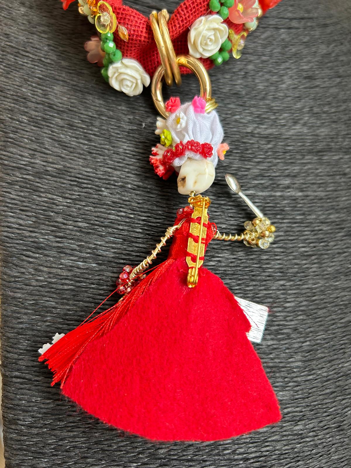 Flavors of Mexico Chef Catrina Necklace